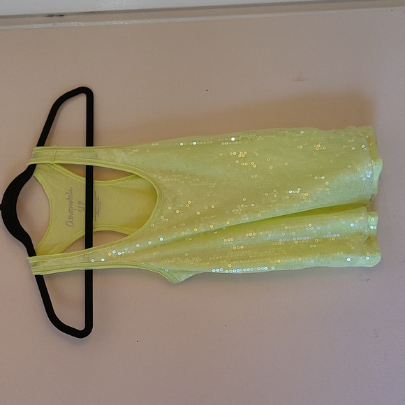 Sparkley yellow tank top - Picture 1 of 4